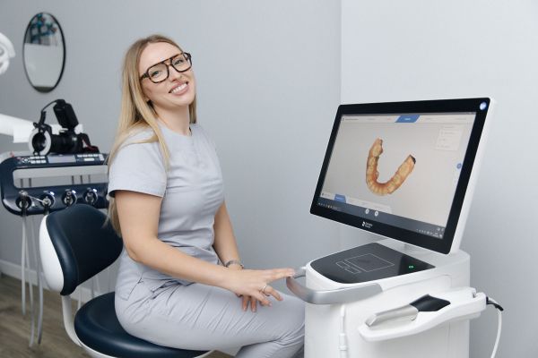 Этапы составления плана лечение перед установкой брекет-системы Damon Claear в клинике Дентаграфия